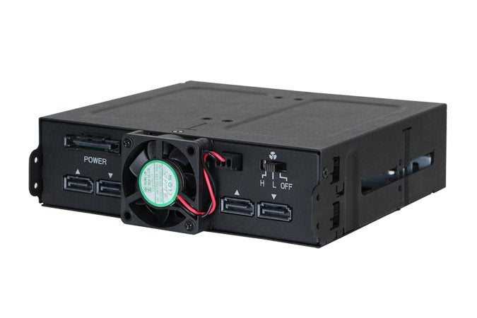 Icy Dock Mb607sp-B Panel Bahía Disco Duro 13,3 Cm (5.25") Funda De Disco Duro Negro