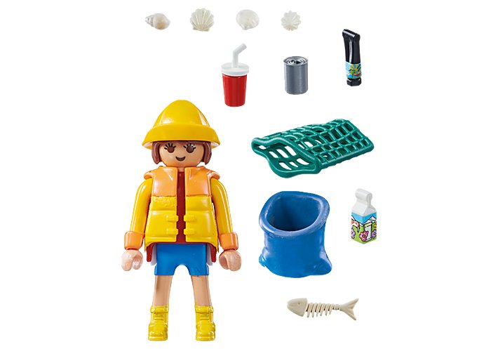 Playmobil 71163 Especial Plus Ecologista Que Limpia La Playa