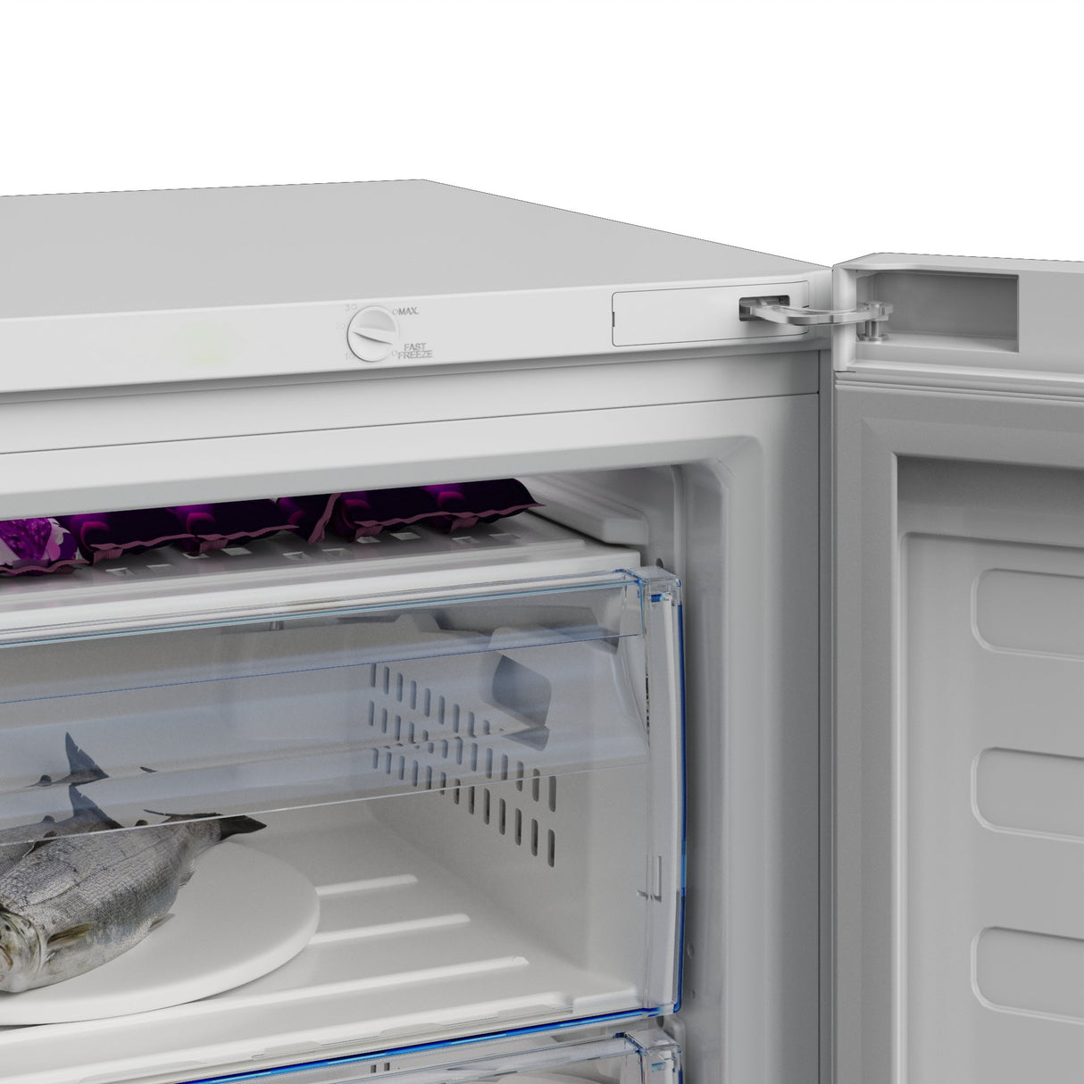 EAN 8690842603556 - Beko RFSA240M41WN Congelador vertical Independiente 215 L Blanco imagen 6
