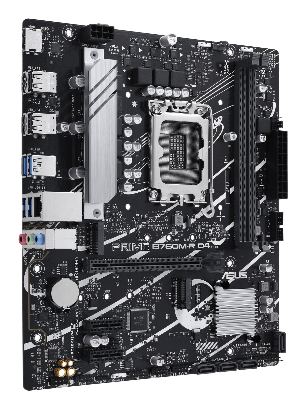 EAN 4711387423769 - ASUS PRIME B760M-R D4 Intel B760 LGA 1700 micro ATX imagen 3