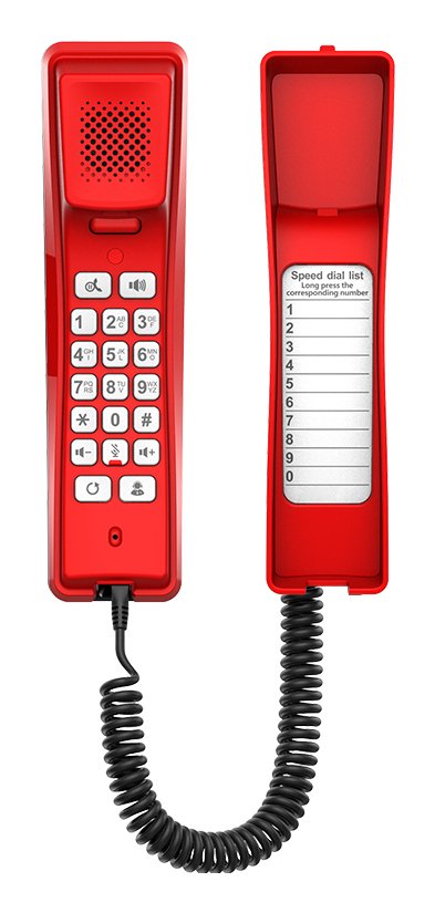 EAN 6937295604153 - Fanvil H2U-R teléfono IP Rojo 2 líneas imagen 1