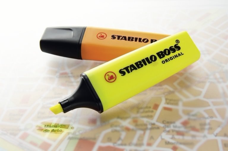 Stabilo Boss Original Rotulador Fluorescente Amarillo Estuche -4u-