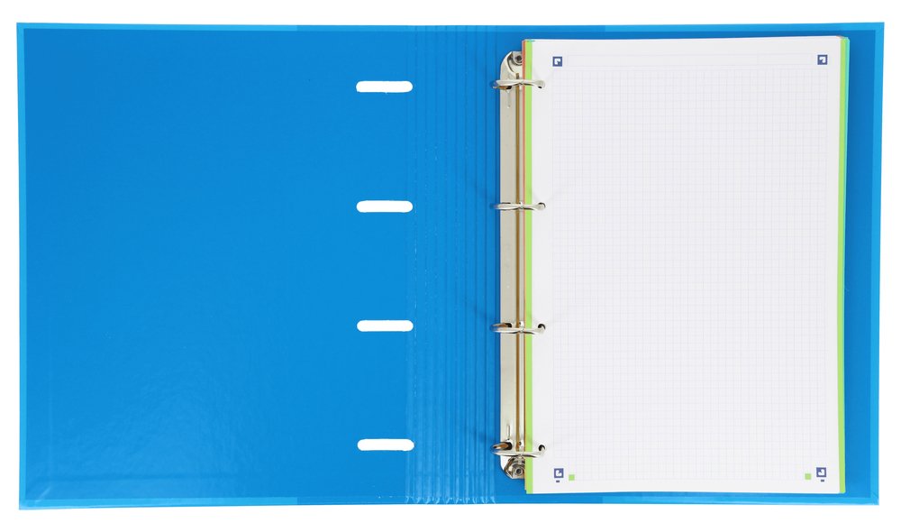 Oxford Carpeta 4 Anillas Classic Europeanbinder C/ Recambio 100h 5x5 A4+ Turquesa