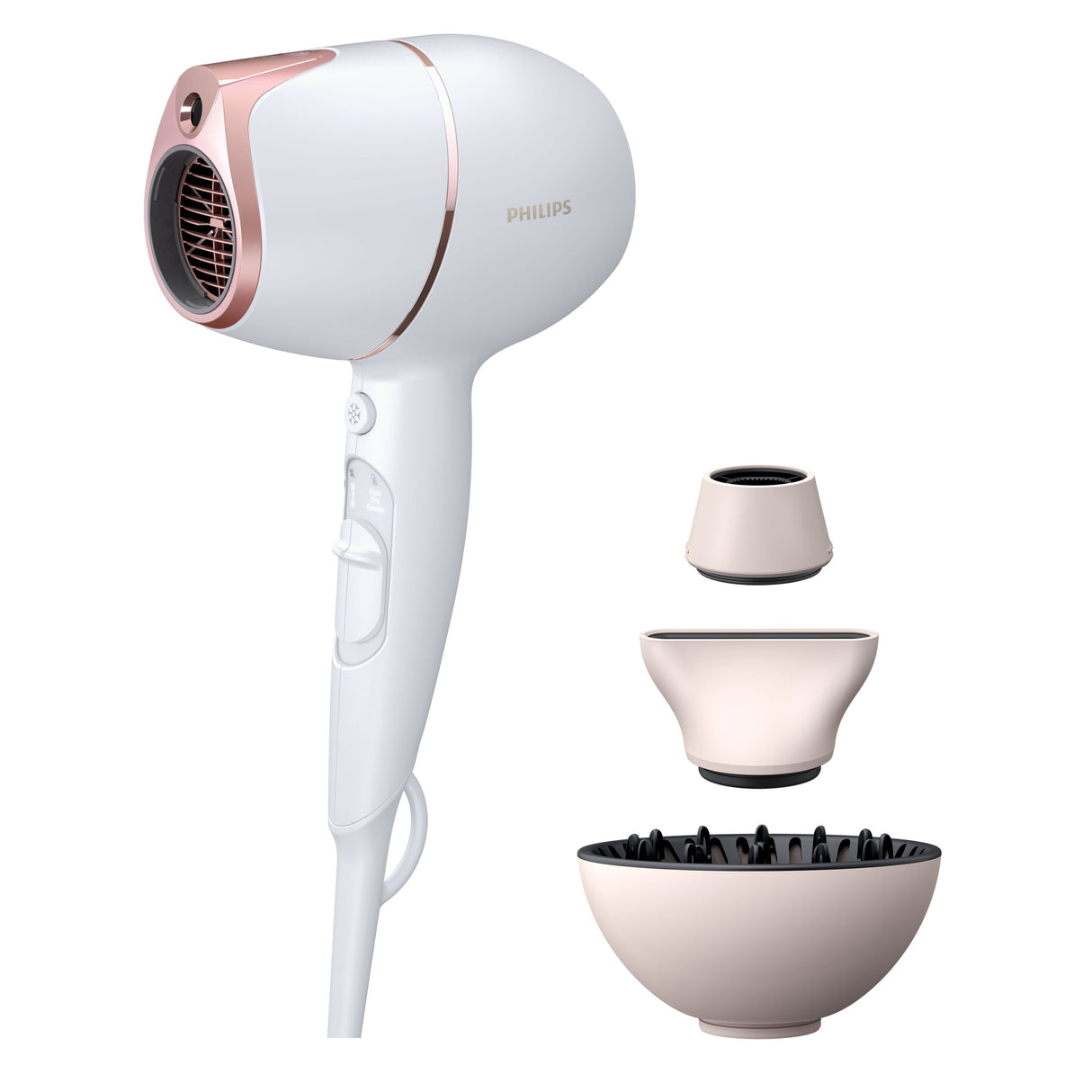 EAN 8710103931492 - Philips BHD628/00 secador 1800 W Rosa, Blanco imagen 3