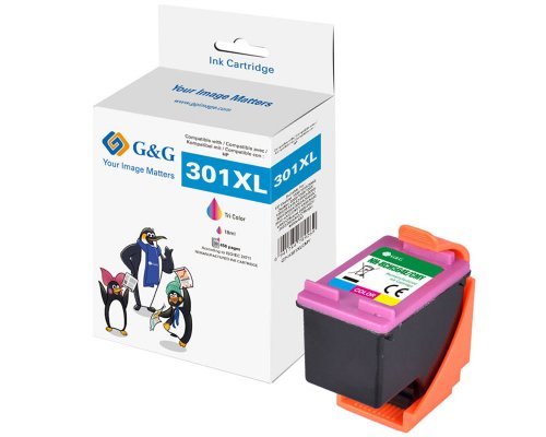 G&G Xl-Druckerpatrone Kompatibel Hp-301xl/Cc564ee, Farbe