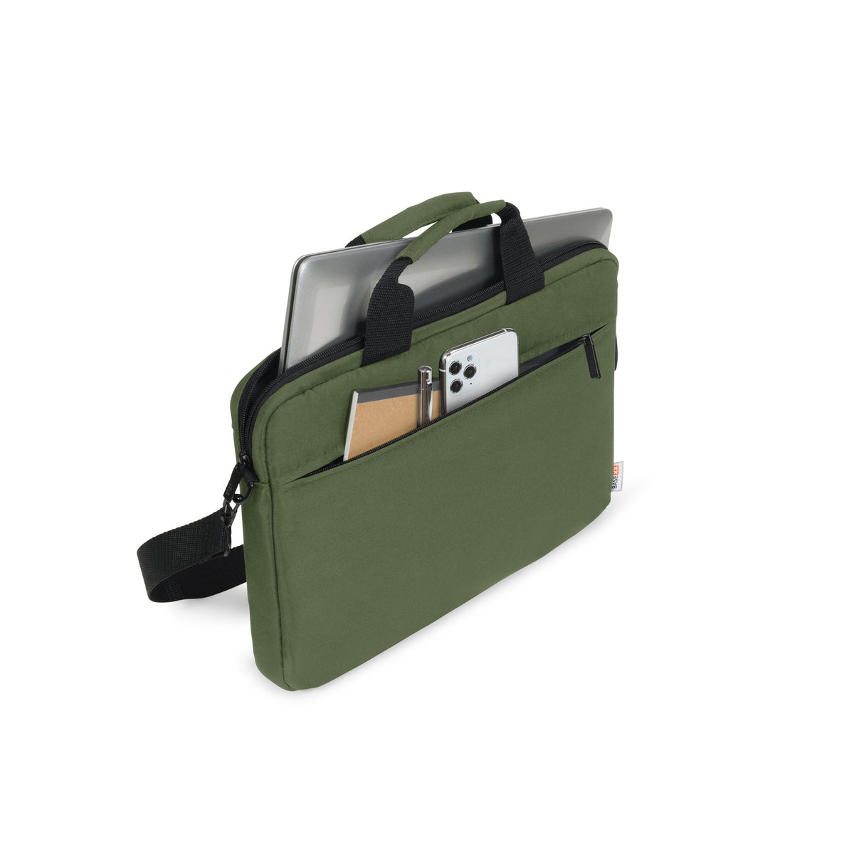 EAN 7640186417242 - BASE XX D31959 maletines para portátil 35,8 cm (14.1") Bandolera Verde, Oliva imagen 4