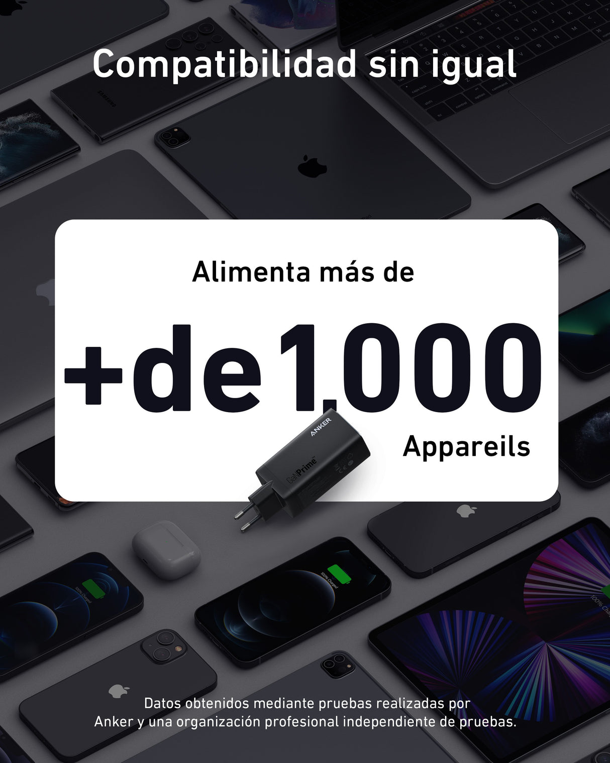 EAN 194644185077 - Anker 737 Auriculares, Portátil, Smartphone, Reloj inteligente, Tableta Negro Corriente alterna Carga rápi imagen 6