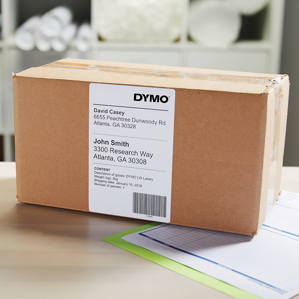 EAN 3501170904985 - DYMO LW - Extra Large Shipping Labels - 104 x 159 mm - S0904980 Etiqueta para impresora autoadhesiva imagen 3