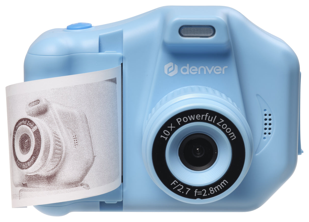 Denver Kpc-1370 Blue Kids Camera With Drucker