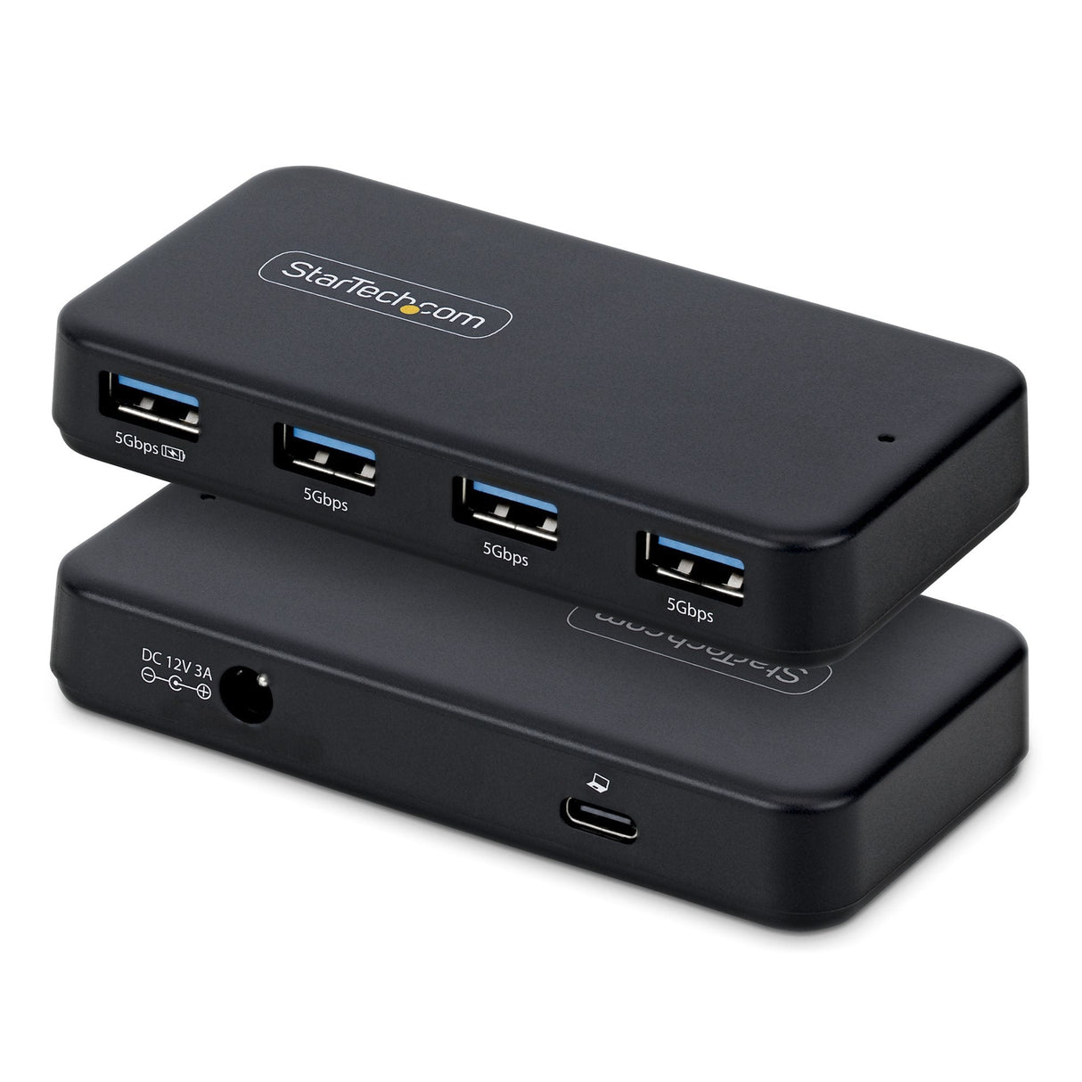 Startech.Com 4-Port Usb-A Hub 5gbps Eigenstromversorgung 2-In-1 Usb-C & Usb-A Hostcable 1x Bc 1.2 Ladeport Inkl. 24w Netzadapter