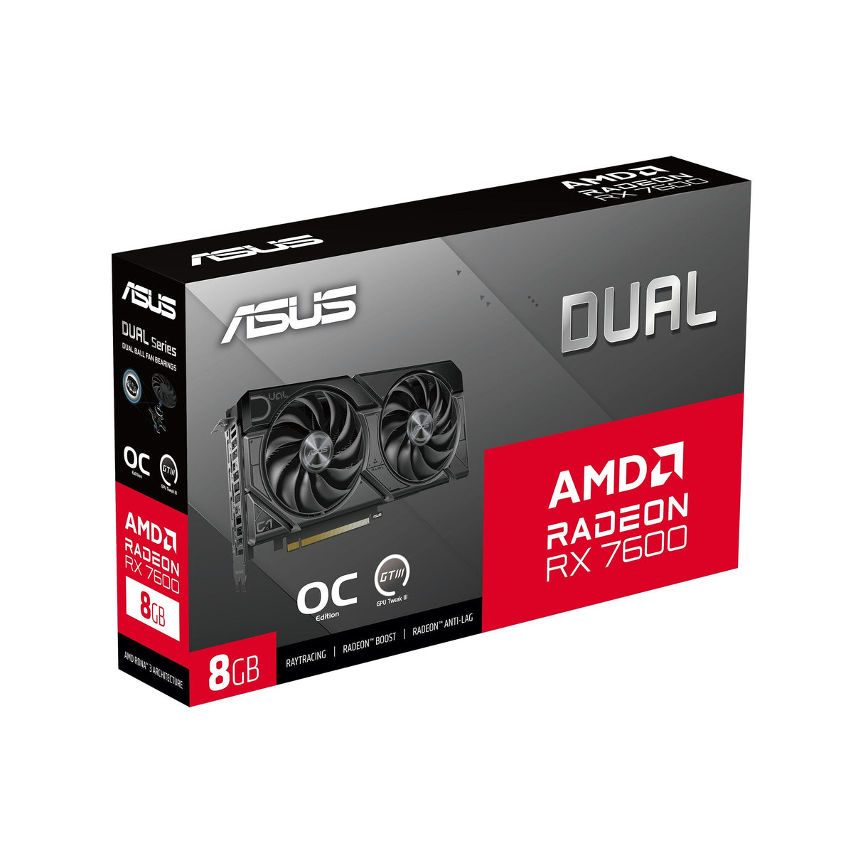 EAN 4711387779392 - ASUS Dual -RX7600-O8G-EVO AMD Radeon RX 7600 8 GB GDDR6 imagen 13