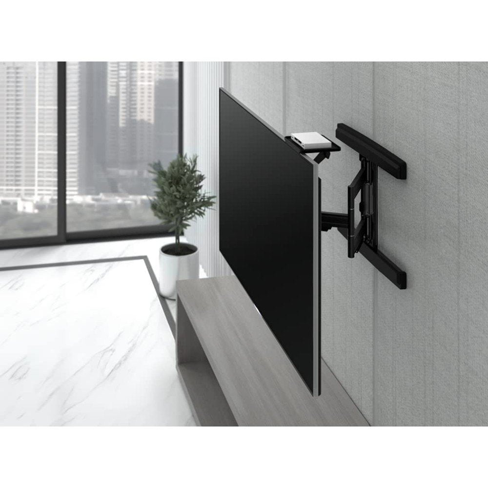 Techly Top Shelf Adjustable For Tv Screen Black