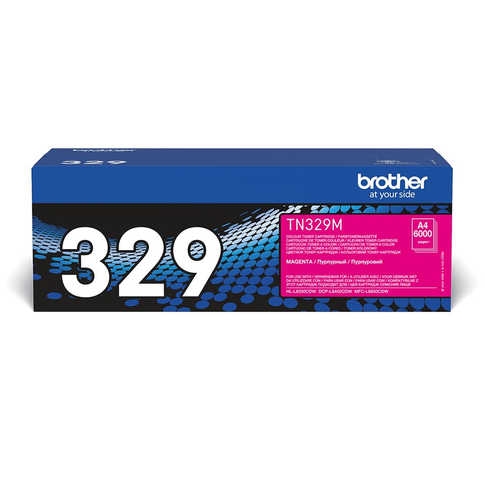 EAN 4977766735070 - Brother TN-329M cartucho de tóner 1 pieza(s) Original Magenta imagen 1