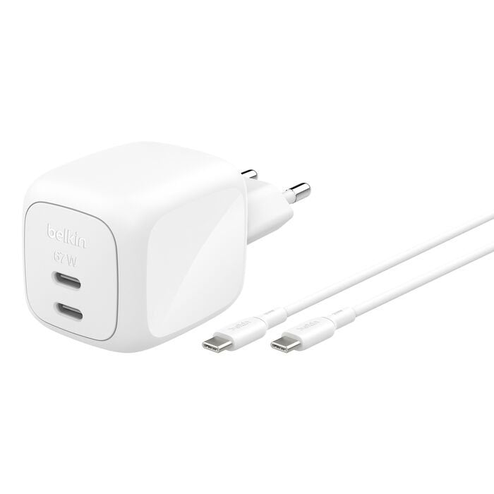 EAN 745883921614 - Belkin WCH020KQ2MWH-B6 cargador de dispositivo móvil Universal Blanco Corriente alterna Carga rápida Inter imagen 1