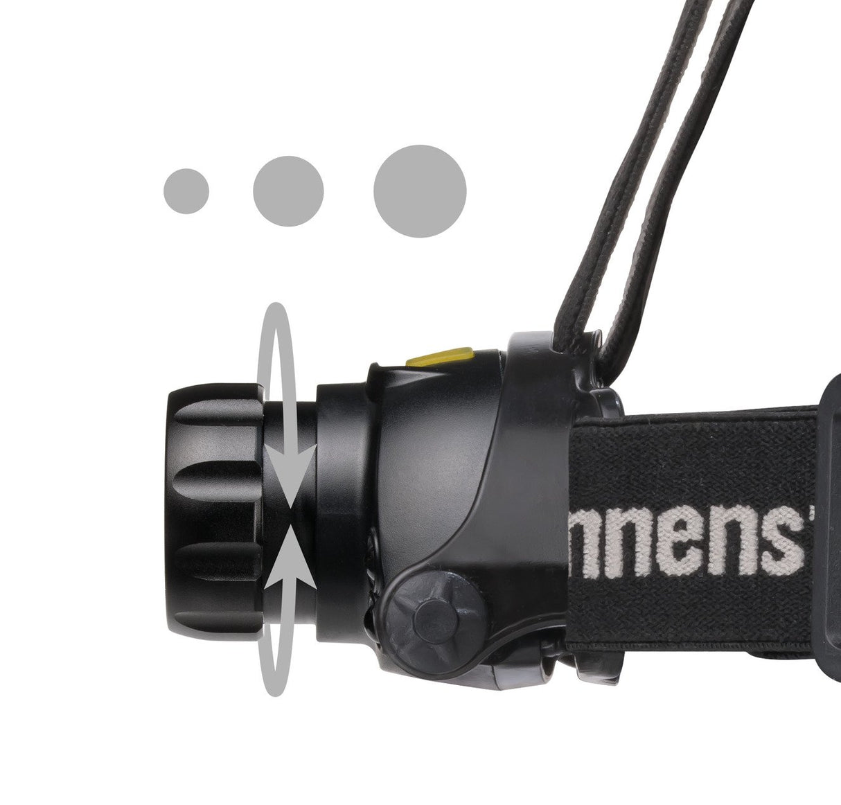EAN 4007123691272 - Brennenstuhl 1177310010 linterna Negro Linterna con cinta para cabeza LED imagen 3