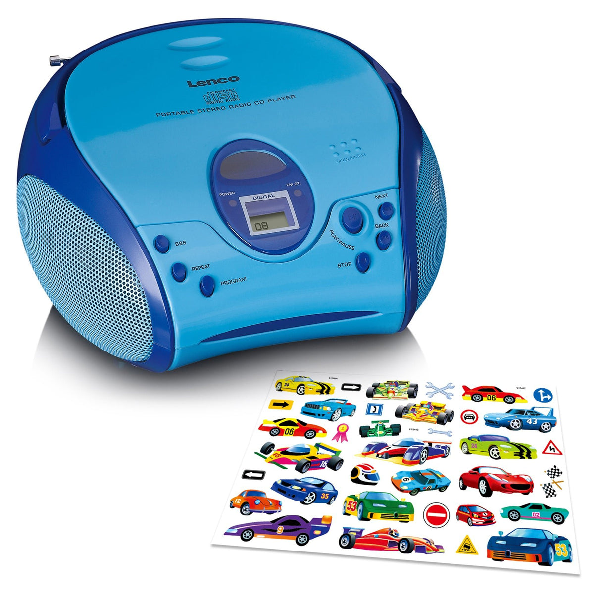 EAN 8711902044925 - Lenco SCD-24BU kids Portátil Azul imagen 2