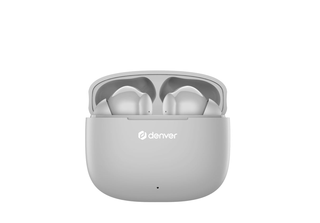 Auriculares Denver Twe 48gr Inalambrico Gris
