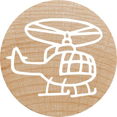 Colop Woodies Mempel-Set "Mix" Retail