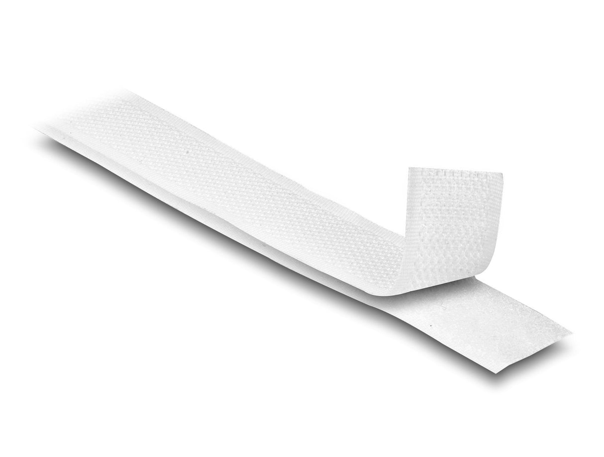 Delock 20919 Cinta De Gancho Y Bucle De Alta Resistencia La 5 M X An 20 Mm Blanco