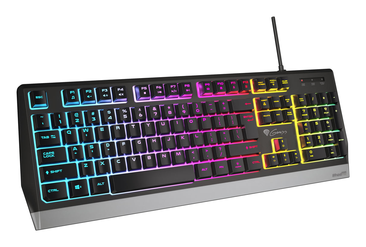EAN 5901969420999 - GENESIS Rhod 300 RGB teclado Juego USB QWERTY Inglés Negro imagen 1
