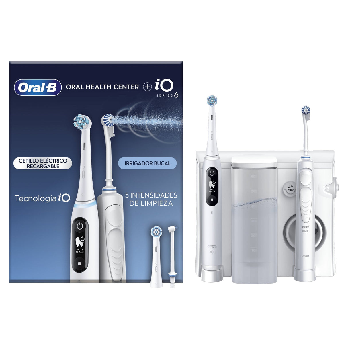 Braun Oral-B Oral Health Center + Io Series 6 Blanco