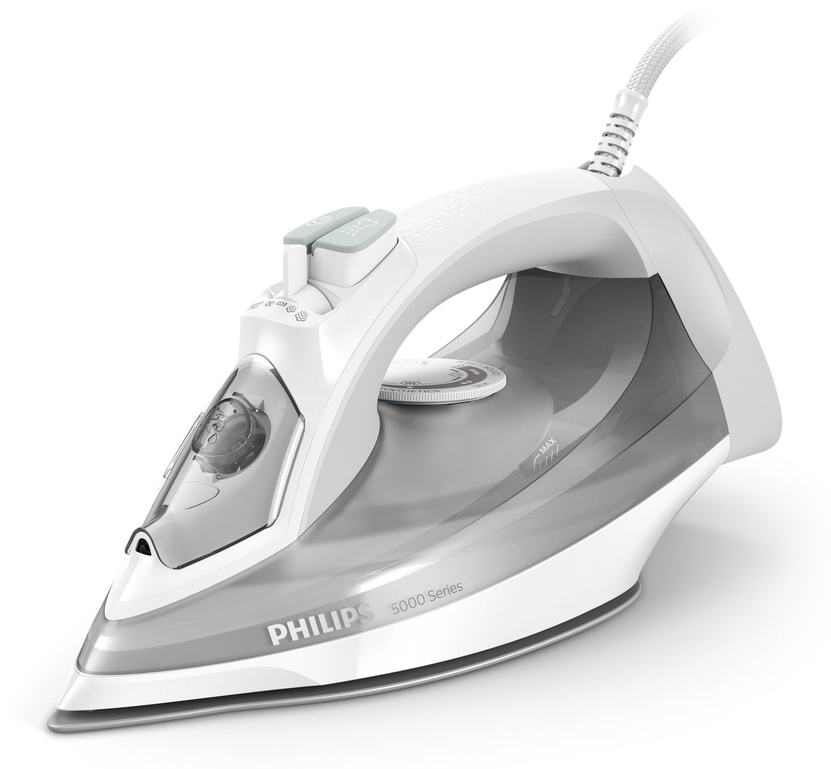 EAN 8710103968047 - Philips 5000 series DST5010/10 plancha Plancha a vapor Suela SteamGlide Plus 2400 W Gris, Blanco imagen 1