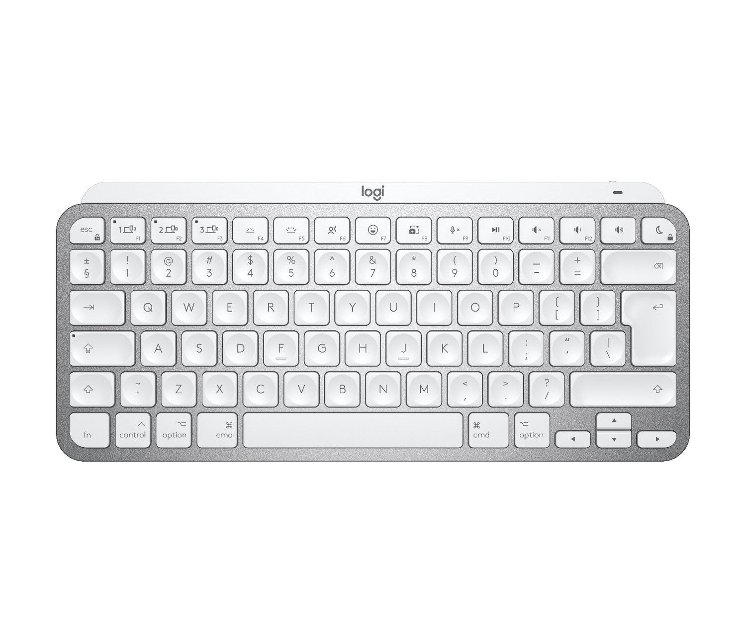 Logitech Mx Keys Mini For Mac Minimalist Wireless Illuminated Keyboard Teclado Oficina Bluetooth Qwerty Inglés Blanco