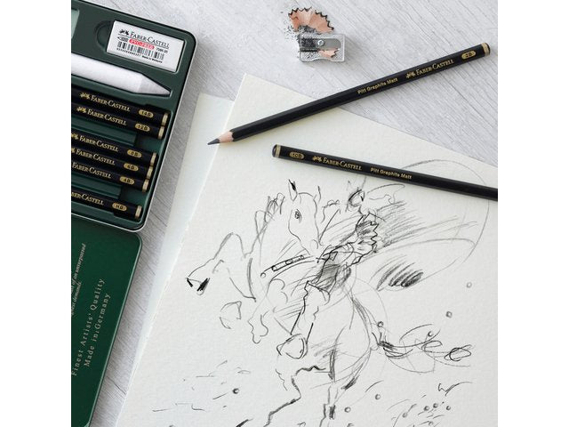 EAN 4005401152200 - Faber-Castell 115220 juego de pluma y lápiz de regalo Lápiz de grafito Caja metálica imagen 6