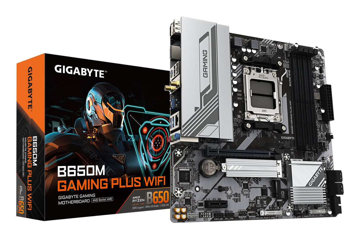 EAN 4719331862213 - GIGABYTE B650M GAMING PLUS WIFI AMD B650 Zócalo AM5 micro ATX imagen 1