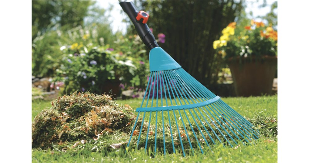 Escoba De Alambre Combisystem Gardena Turquesa / Negro