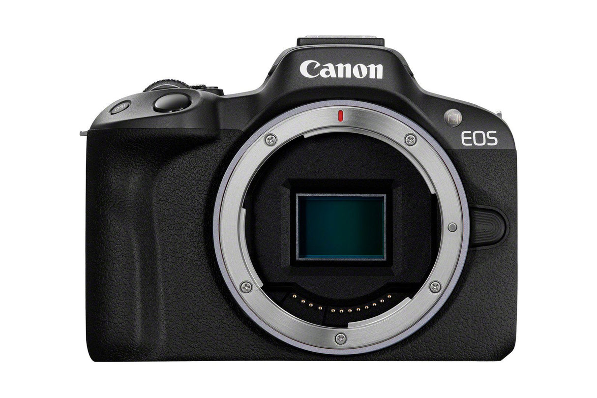 Canon Eos R50, Black + Rf-S 18-45 Is Stm + Rf-S 55-210mm F5-7.1 Is Stm Kit Milc 24,2 Mp Cmos 6000 X 4000 Pixeles Negro
