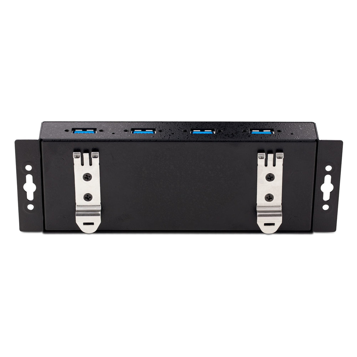 Startech Hub Industrial Usb 3.0 De 5gbps De 4 Puertos - Concentrador Usb Con Protección De Picos Y Descargas Esd - Ladrón Usb-A De Montaje En Pared/Escritorio/Din