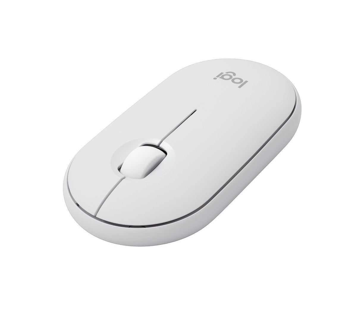 Ratón Logitech Pebble 2 M350s Wireless + Bluetooth Blanco 910-007013