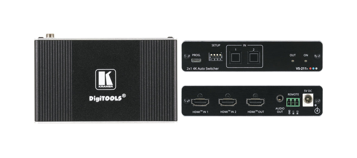Kramer Avsm 2x1 4k Hdr Hdmi Auto Switcher - Vs-211x (20-80549090)