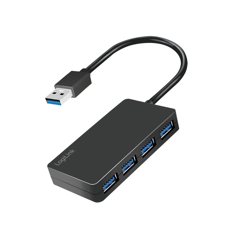 EAN 4052792067866 - LogiLink UA0396 hub de interfaz USB 3.2 Gen 1 (3.1 Gen 1) Type-A 5000 Mbit/s Negro imagen 1