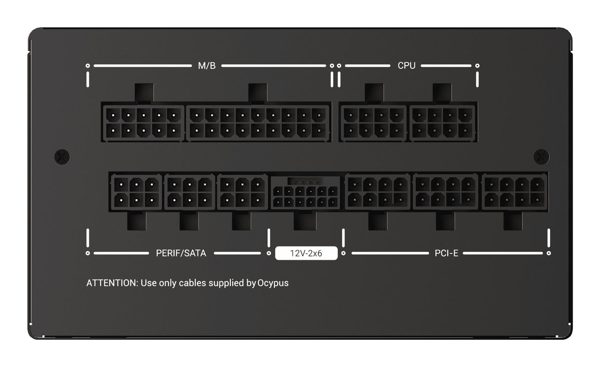 Ocypus Iota P750 Negro (Negro, 1x 12-Pin High Power Gpu, 3x Pcie, Gestión De Cables, 750 Watt) Iota-P750-G1ffbk024x-Eu