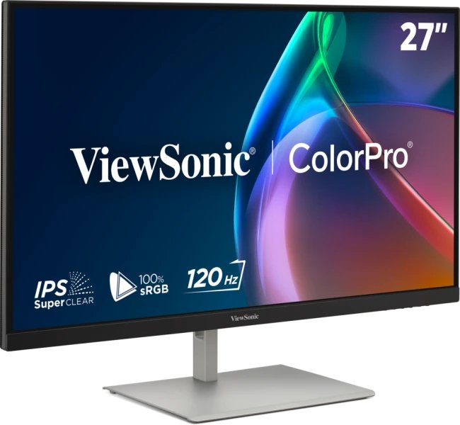 Monitor Pantone 27" 120hz 2k Qhd Validado 100 Srgb Y Calibrado De F Brica Con Usb-C De 90w. Blanco