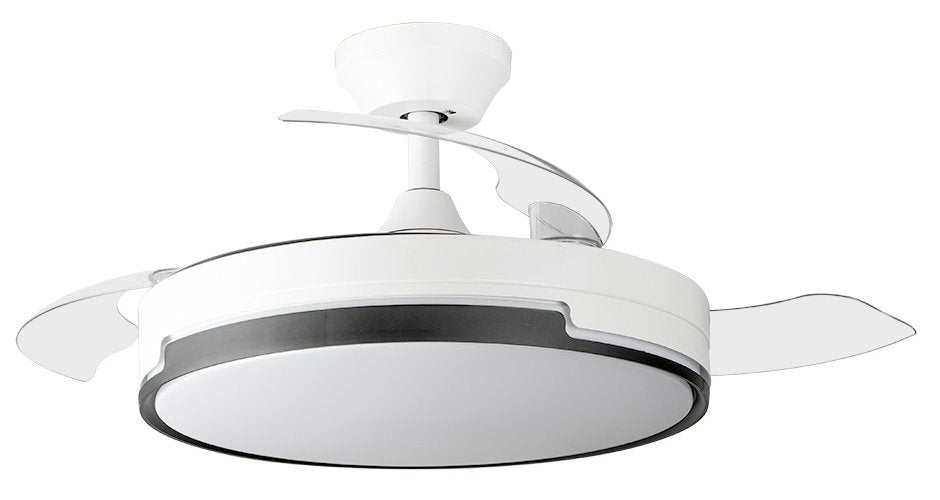 Orbegozo Cp 134105 Ventilador De Techo Elegance Eficiente Y Silencioso - Aspas Retractiles - Motor Dc - Luz Led - Mando
