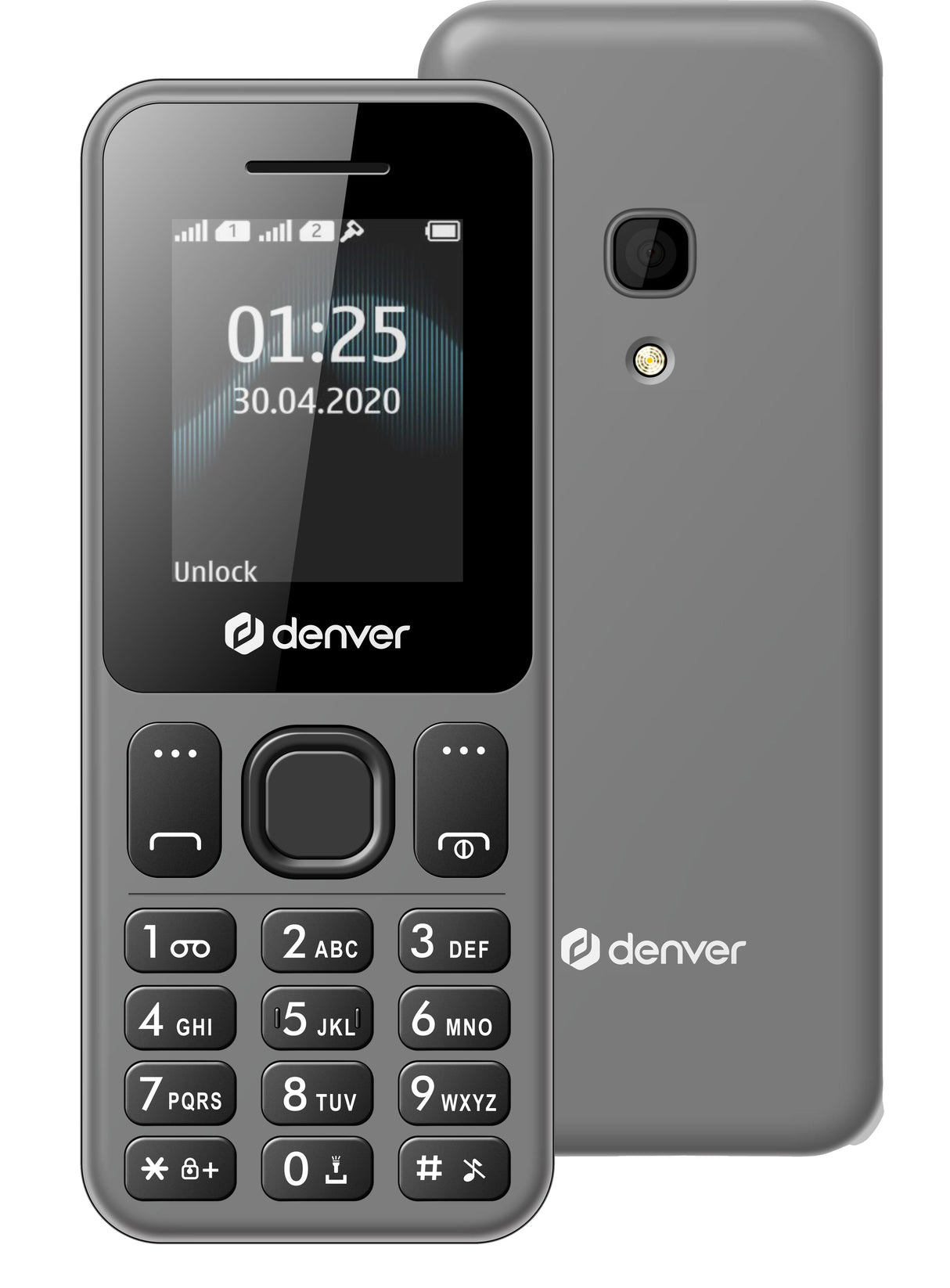 Telefono Denver Fas-1806 Negro 1,77