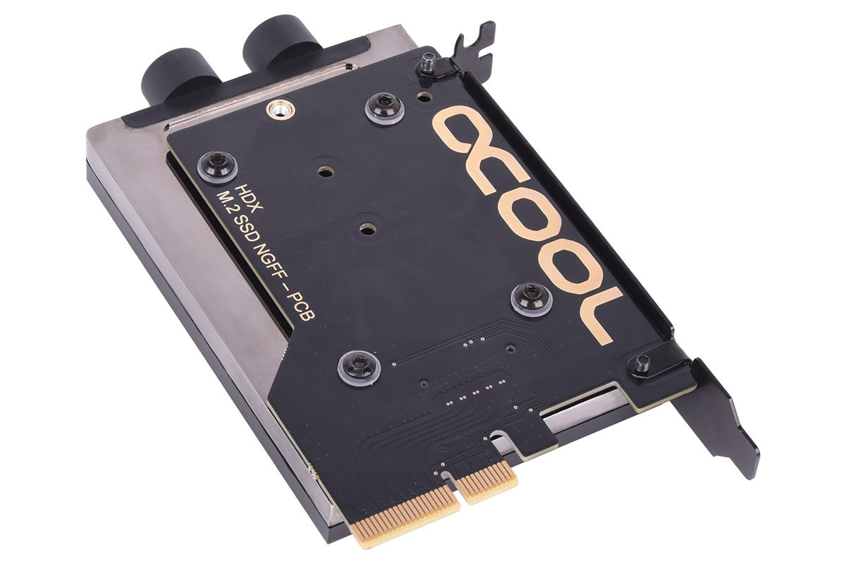 Tarjeta Controleur Pcie 3.0 4x Alphacool Eisblock Hdx-3 Con Waterblock Para Nvme M.2