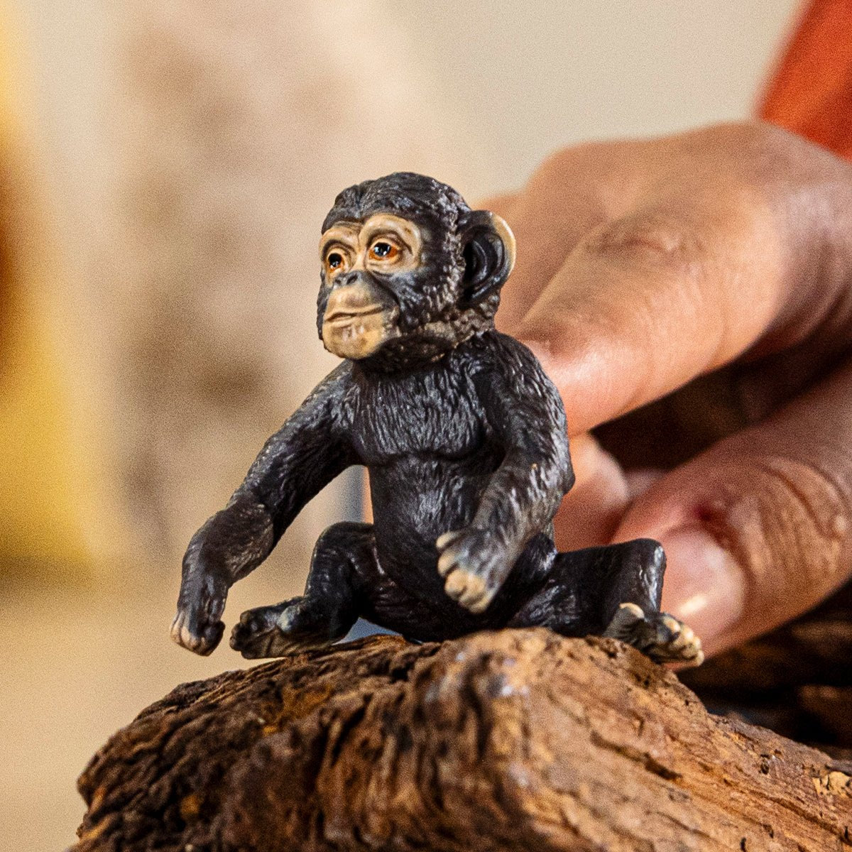 Schleich Wild Life Cachorro De Chimpancé, Figura De Juguete 14884