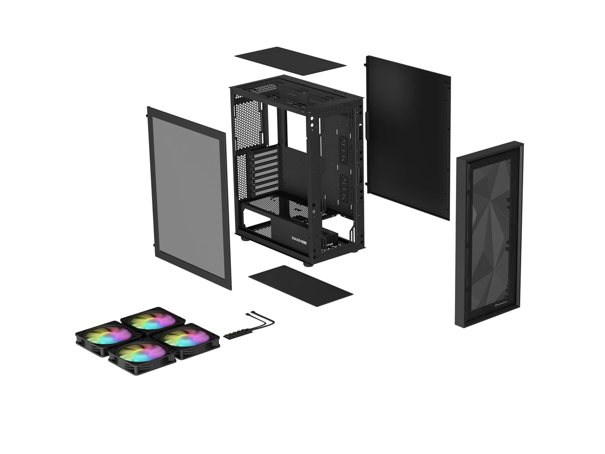 EAN 5901969444537 - GENESIS Diaxid 605 ARGB Midi Tower Negro imagen 24