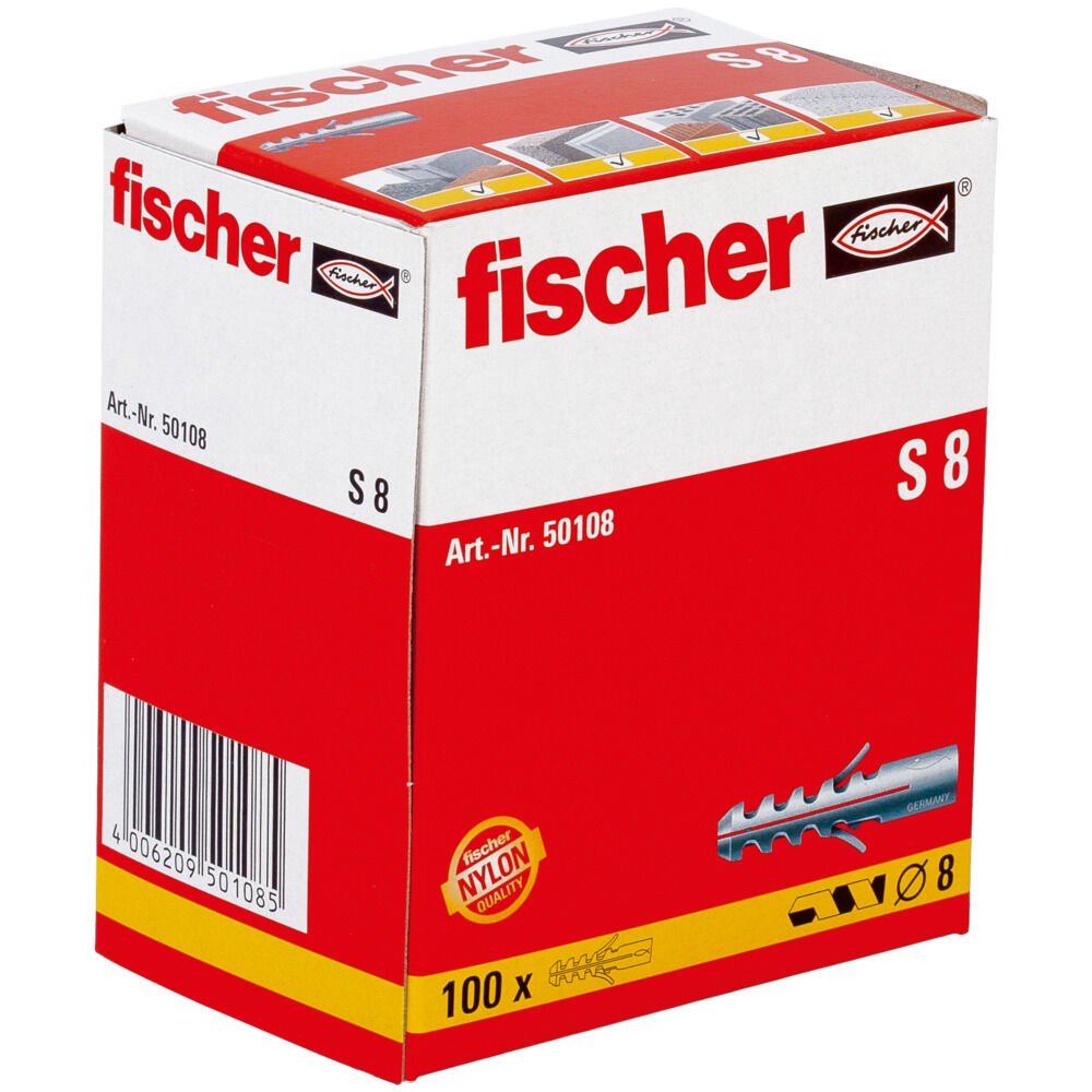 Taco De Expansion S8 Caja 100 Uds Fischer