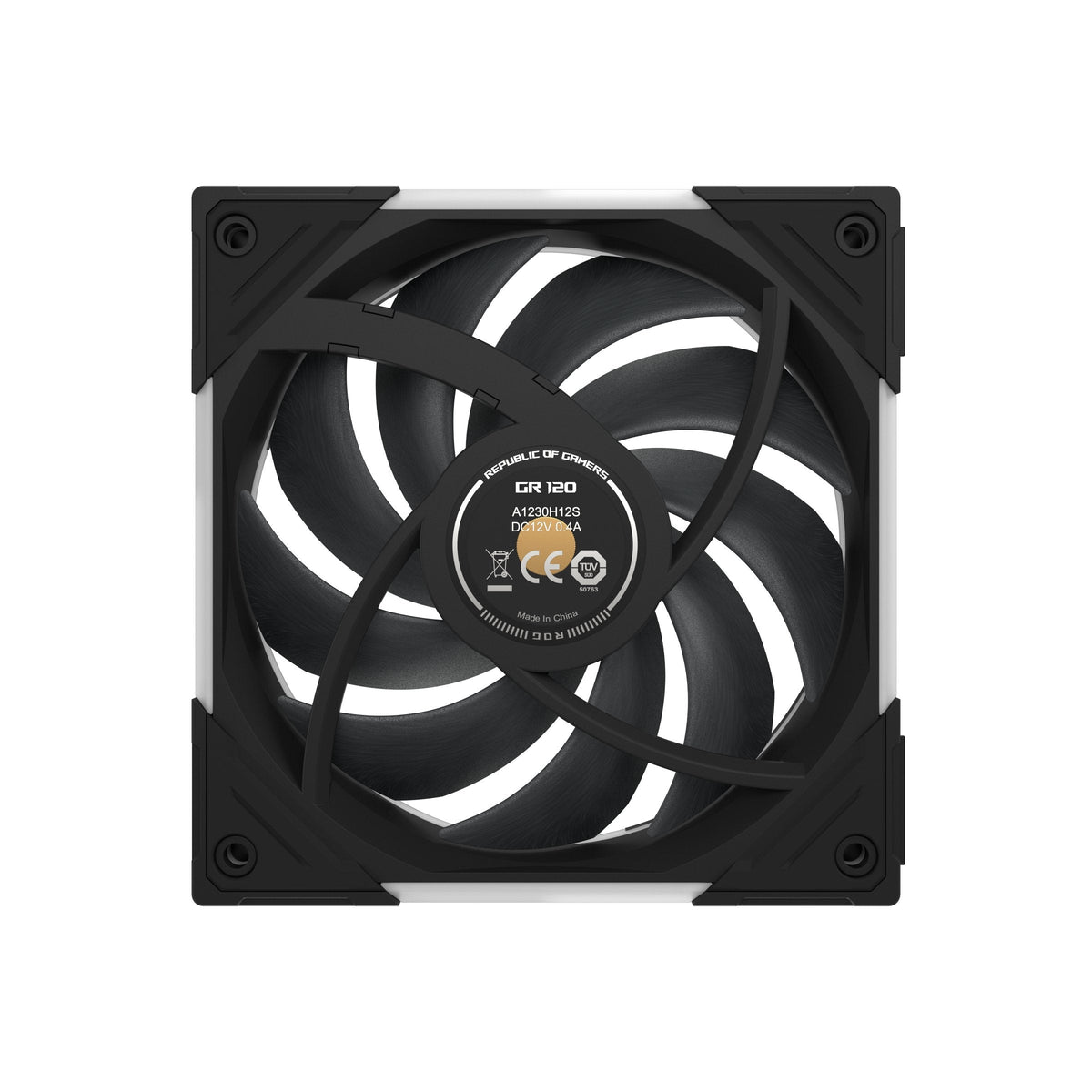 Asus Ventilador Rog Eurux Gr120 Fan Argb Reverse Black