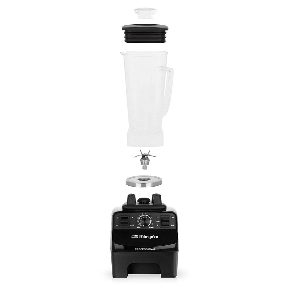 EAN 8436044538995 - Orbegozo BV 9650 licuadora Batidora de vaso 1500 W Negro imagen 4