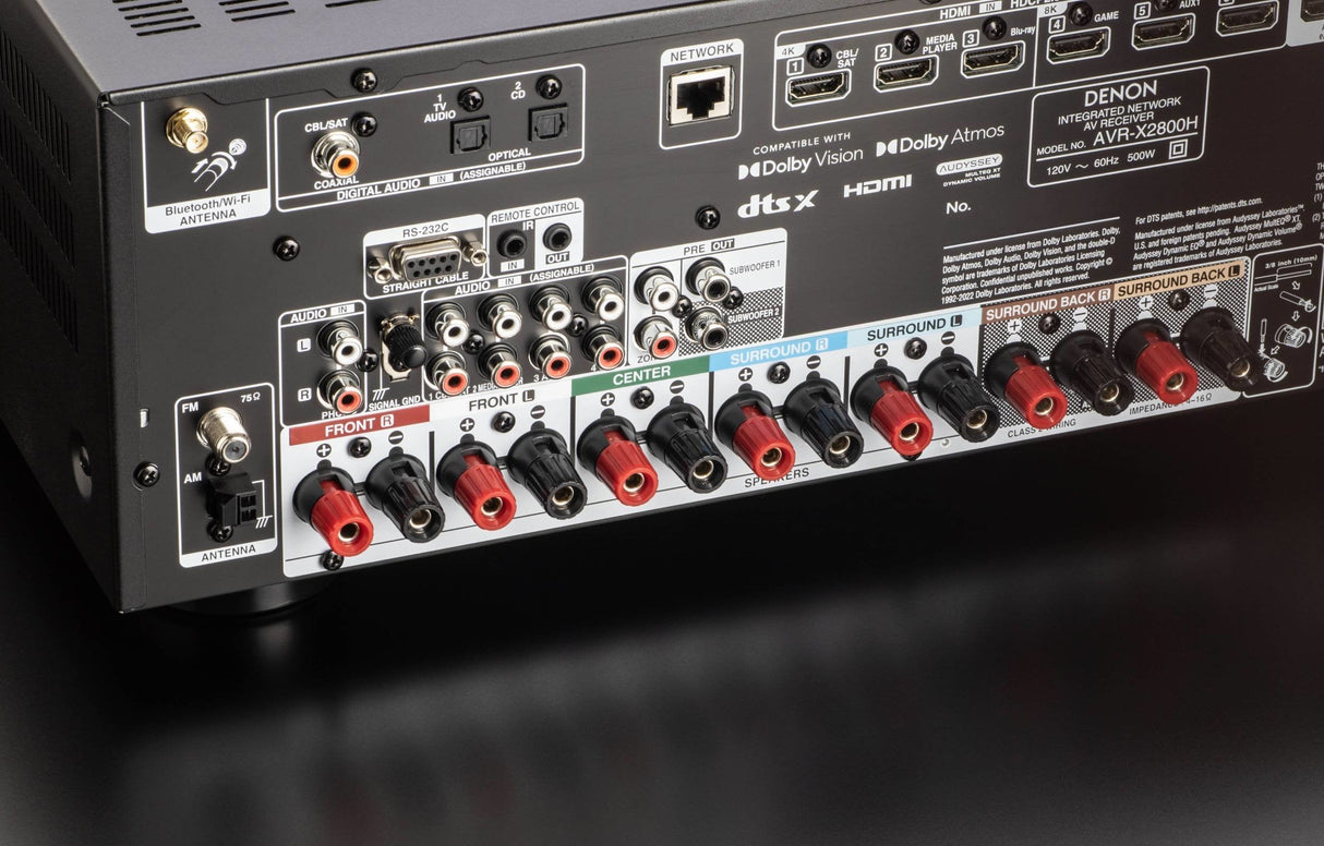 Denon Avr-X2800h Black / Receptor Av 5.2.2ch O 7.2ch 1050w 8k