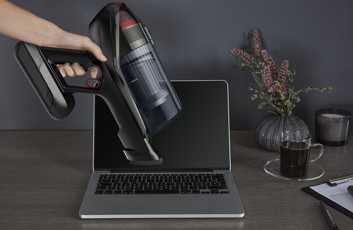 EAN 3221616048584 - Rowenta RH98A7 Aspiradora escoba 2 en 1 Batería Secar Sin bolsa 0,9 L 320 W Rojo, Gris imagen 8