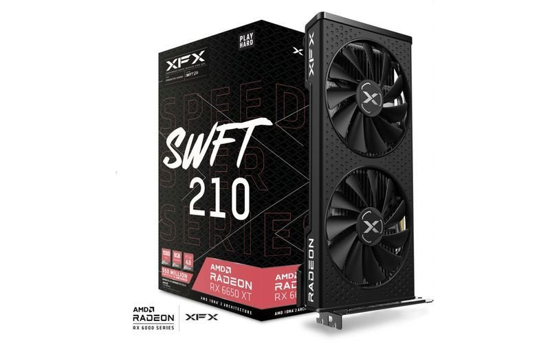 Tarjeta Grafica Xfx Rx 6650xt Swft308 Core Gaming 8gb Ddr6 3xdp/Hdmi Retail