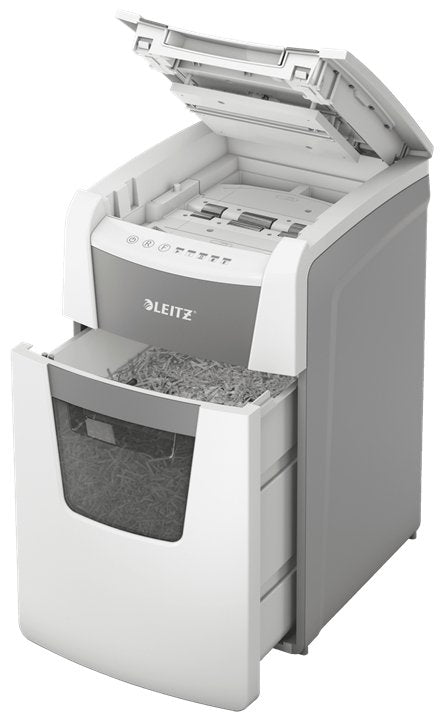 EAN 4002432124114 - Leitz 80140000 triturador de papel Microcorte 55 dB 22 cm Gris, Blanco imagen 13