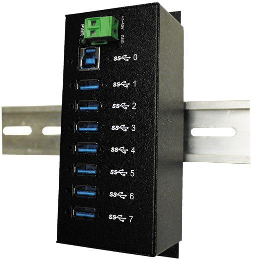 Usb 3.2 Gen1 Hub 7-Port Extern Con Überspannungsschutz